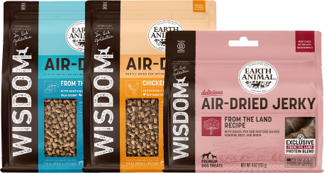 Assortment of Earth Animal Dog Food & Treats