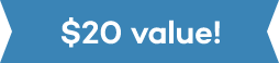 20$ off value Banner