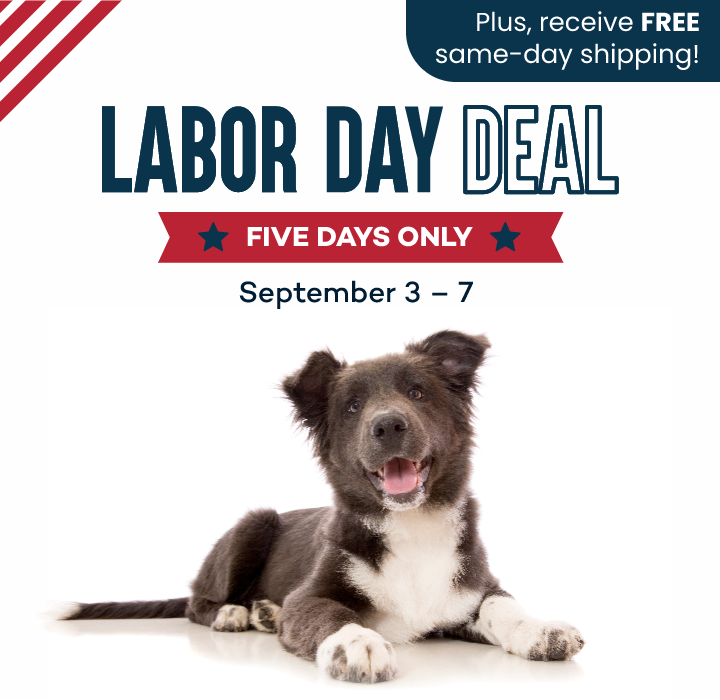 Labor Day Five Days Only September 3-7.