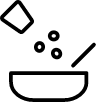 Seasoning in bowl icon