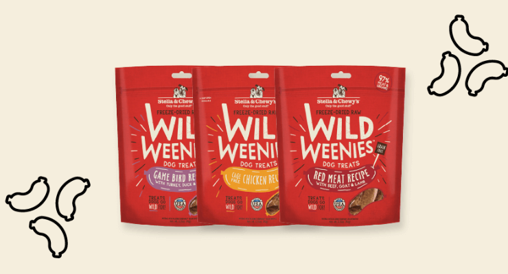 Stella and Chewys Wild Weenies dog treats