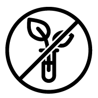 Icon of lab tube with plant