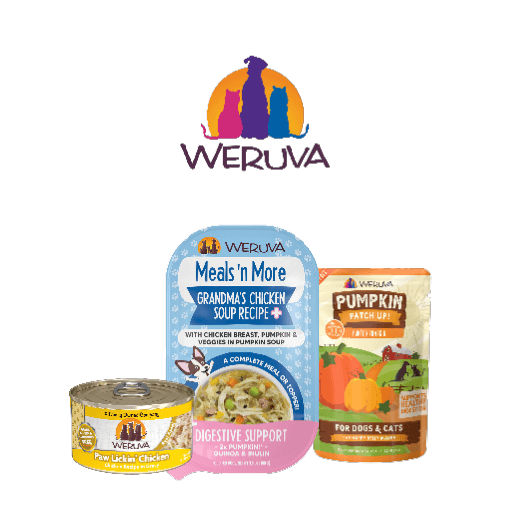 A variety of Weruva products