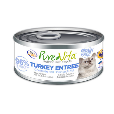 Purevita Turkey Entree Canned Cat Food