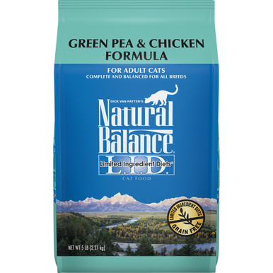 natural balance cat food green pea and chicken