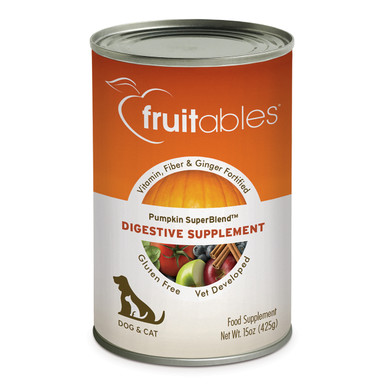 Fruitables Pumpkin SuperBlend Digestive Supplement for Dogs & Cats