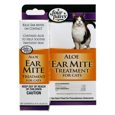 Four Paws Aloe Ear Mite Treatment For Cats Pet Food Express