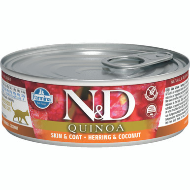 Farmina N D Quinoa Skin Coat Herring Coconut Recipe Adult Canned Cat Food Pet Food Express