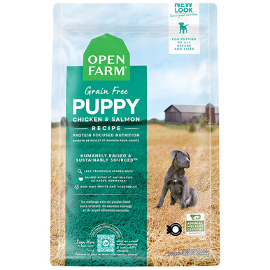 Open Farm Grain Free Puppy Chicken Salmon Recipe Dry Dog Food