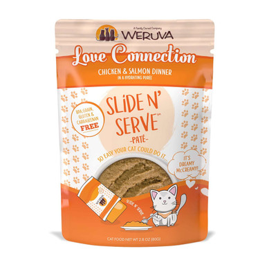Slide N Serve Love Connection Chicken Salmon Dinner Cat Food