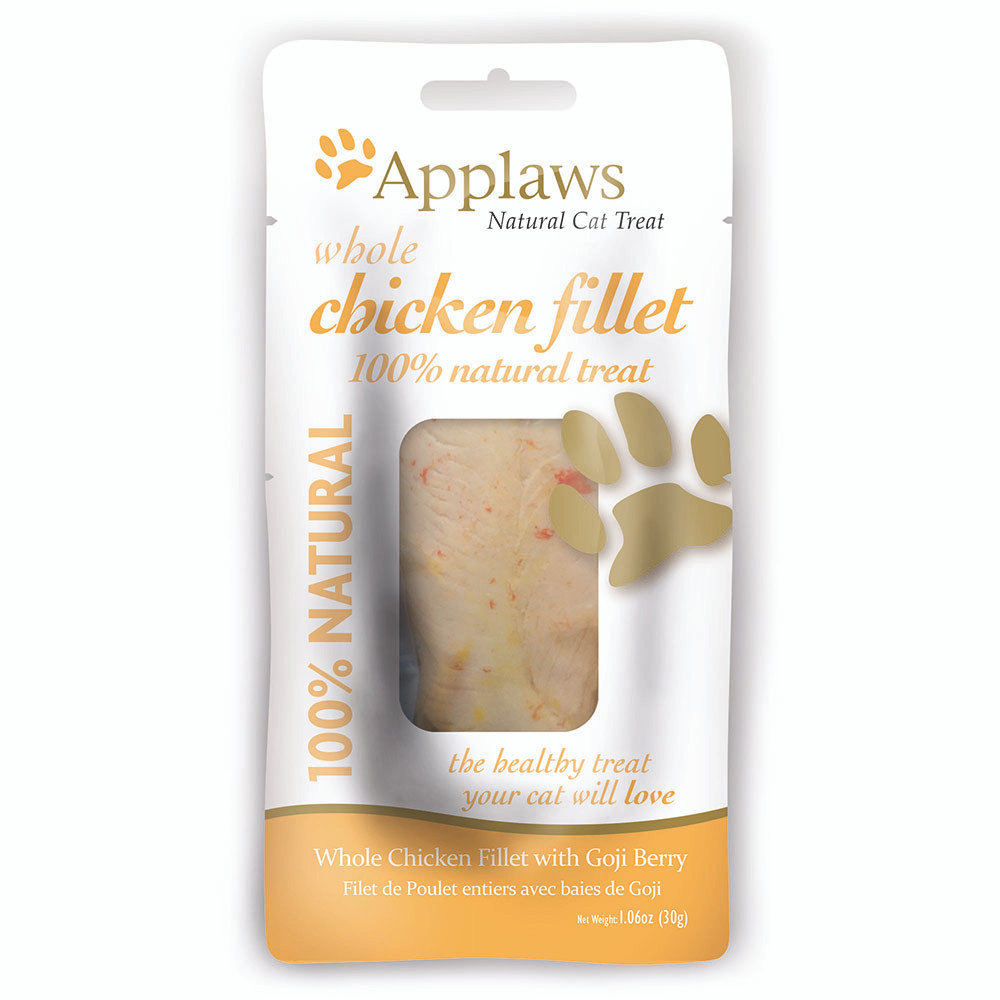 click here to shop Applaws Whole Chicken Fillet Natural Cat Treat