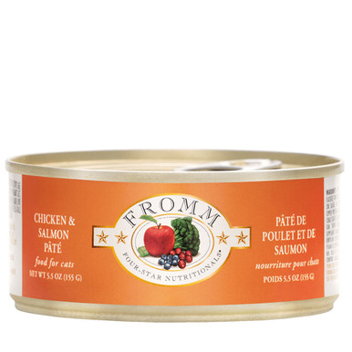 Fromm Four-Star Chicken Salmon Pate Canned Cat Food