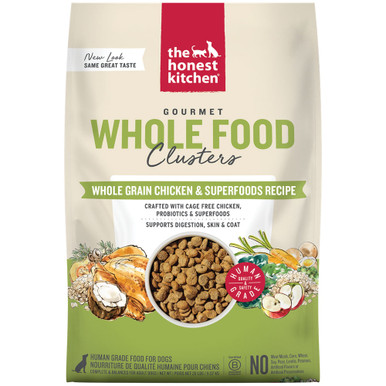 The Honest Kitchen Gourmet Whole Food Clusters Whole Grain Chicken & Superfoods Recipe Dry Dog Food