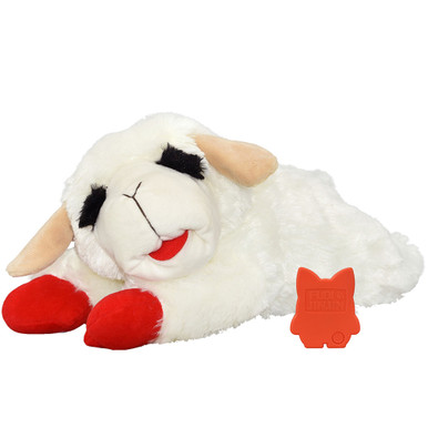 Multipet Lamb Chop Love w/ Heartbeat Dog Plush Toy