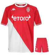 AS Monaco 21/22 Kid's Home Shirt and Shorts