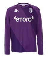 AS Monaco 21/22 Goalkeeper Long Sleeve Men's Purple Shirt