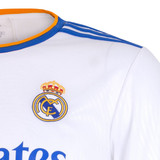Real Madrid 21/22 Stadium Long Sleeve Kid's Home Shirt and Shorts