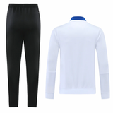 Real Madrid 21/22 Men's White-Black Long Zip Tracksuit