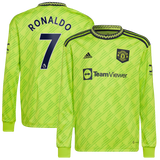RONALDO #7 Manchester United 22/23 Men's Third Long Sleeve Shirt