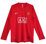 Manchester United 07/08 Men's Home Retro Long Sleeve Shirt