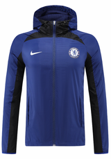 Chelsea 22/23 Men's Blue Long Zip Windbreaker