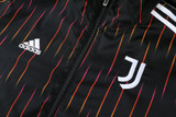 Juventus 22/23 Men's Black Long Zip Windbreaker