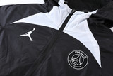 Paris Saint-Germain 22/23 Men's Black Long Zip Windbreaker