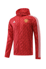 Manchester United 22/23 Men's Red Long Zip Windbreaker