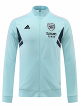 Arsenal 22/23 Men's Light Blue Long Zip Jacket