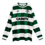 Celtic 87/88 Men's Home Retro Long Sleeve Shirt