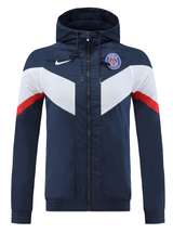 Paris Saint-Germain 22/23 Men's Blue-White Long Zip Windbreaker