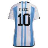 MESSI #10 Argentina 22/23 Women's Home Shirt