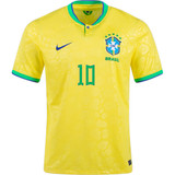 NEYMAR JR #10 Brazil 22/23 Kid's Home Shirt and Shorts