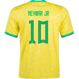 NEYMAR JR #10 Brazil 22/23 Kid's Home Shirt and Shorts