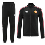 Manchester United 22/23 Men's Black Long Zip Jacket