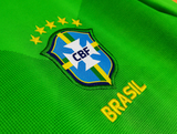 Brazil 20/21 Men's Green Pre-Match Training Retro Shirt