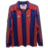 Barcelona 95/97 Men's Home Retro Long Sleeve Shirt