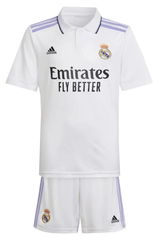 Real Madrid 22/23 Kid's Home Shirt and Shorts