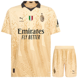AC Milan x Koché 22/23 Kid's Fourth Goalkeeper Shirt and Shorts