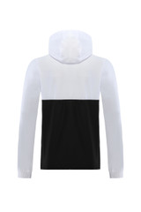 São Paulo 23/24 Men's White-Black Long Zip Windbreaker