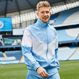 Manchester City 22/23 Men's Light Blue Long Zip Jacket