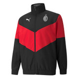 AC Milan 22/23 Men's Black-Red Long Zip Jacket