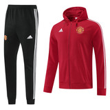 Manchester United 22/23 Men's Red-Black Hoodie Tracksuit