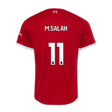 M.SALAH #11 Liverpool 23/24 Stadium Men's Home Shirt - PL Font