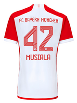 MUSIALA #42 Bayern Munich 23/24 Stadium Men's Home Shirt