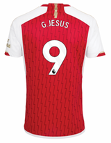 G. JESUS #9 Arsenal 23/24 Stadium Men's Home Shirt - PL Font