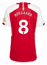 ØDEGAARD #8 Arsenal 23/24 Women's Home Shirt - PL Font