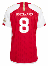 ØDEGAARD #8 Arsenal 23/24 Women's Home Shirt - Arsenal Font