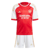 ØDEGAARD #8 Arsenal 23/24 Kid's Home Shirt and Shorts - Arsenal Font