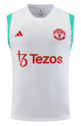 Manchester United 23/24 Men's White Training Tank Top